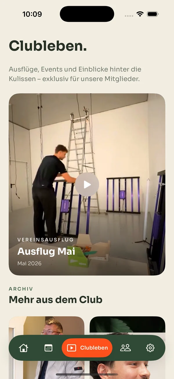 Mittendrin im Clubleben