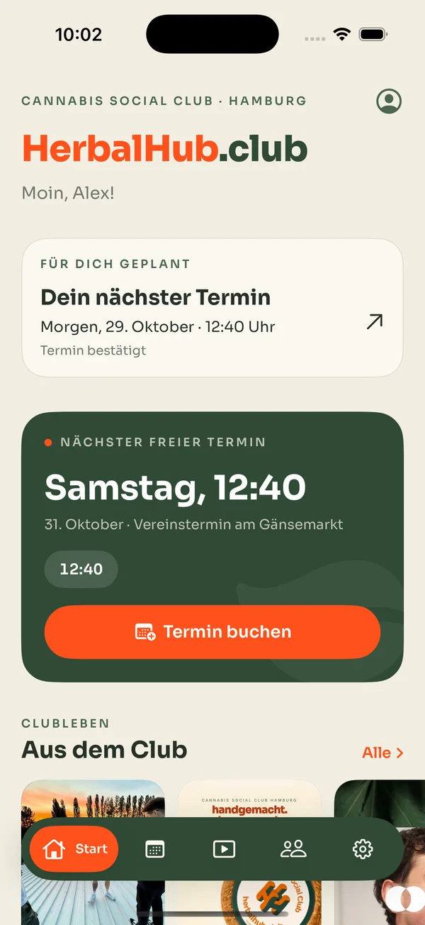 Dein Club auf einen Blick